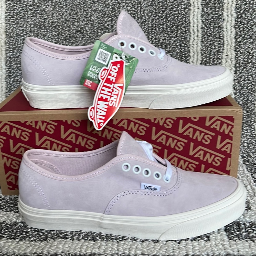 Vans Authentic Pig Suede Orchid Winter White WMNS - Picture 1 of 16